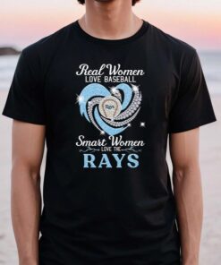 Real Women Love Football Smart Women Love The Tampa Bay Rays Champions TShirts