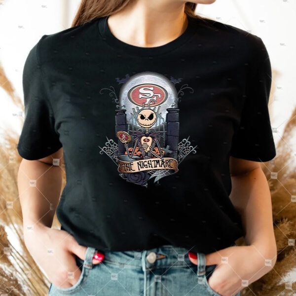 San Francisco 49ers Jack Skellington T-Shirts