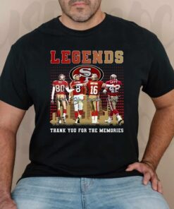 San Francisco 49ers Legends Thank You For The Memories Unisex TShirts