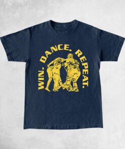 Seattle Baseball Win Dance Repeat Retro T Shirts