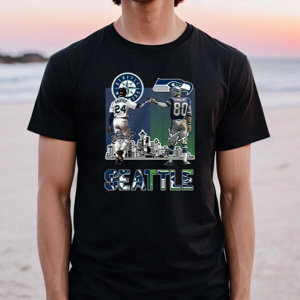 Seattle Seahawks And Seattle Mariners TShirts