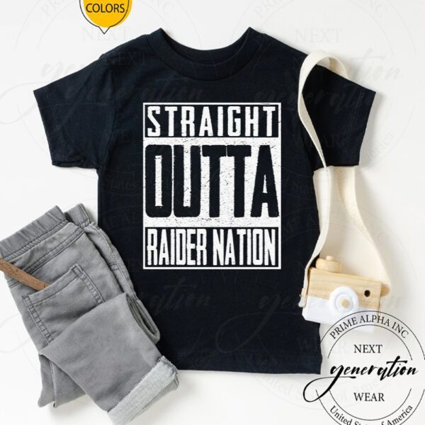 Straight Outta Raider Nation Las Vegas Raiders Unisex TShirt