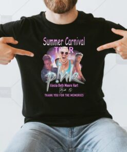 Summer Carnival Tour Alecia Beth Moore Hart Thank You For The Memories T-Shirts