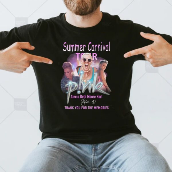 Summer Carnival Tour Alecia Beth Moore Hart Thank You For The Memories T-Shirts