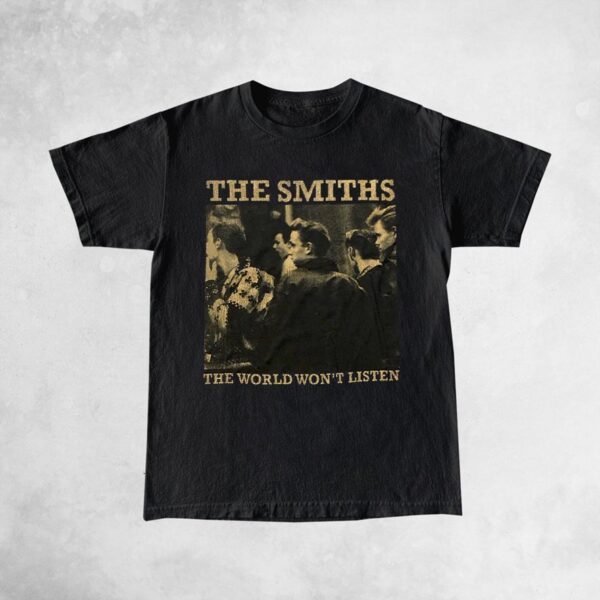 The smiths the world world won't listed shirt