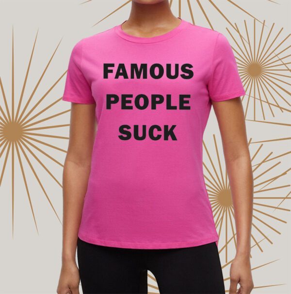 Travis Barker Famous People Suck t-Shirt