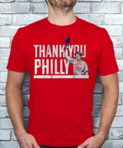 Trea Turner Thank You Philly Shirt