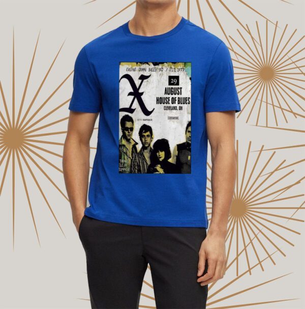 X Cleveland House of Blues Aug 29, 2023 tshirt