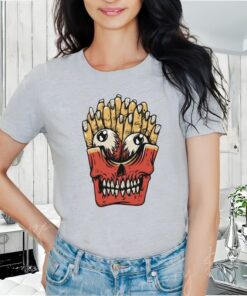 Zombie french fries halloween T-shirt