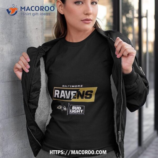 Baltimore Ravens Fanatics Branded Nfl X Bud Light Shirt