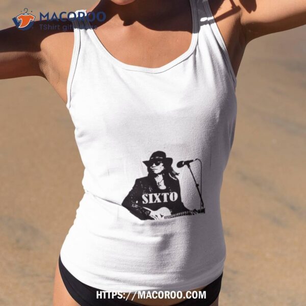 Black Iconic Art Sixto Rodriguez Shirt