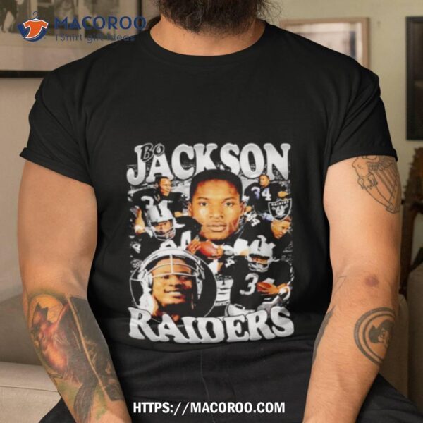 Bo Jackson Raiders Nfl Football Retro Shirt