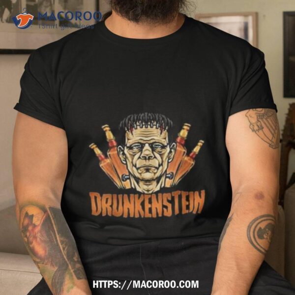 Halloween Frankenstein Monster Drunkenstein Drinking 2023 Shirt