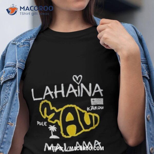 Maui Strong Maui Love And Peace Awareness Lahaina Shirt