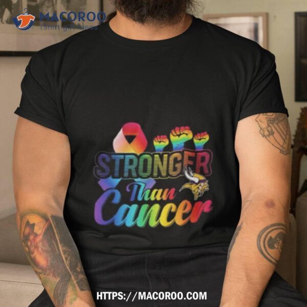 Minnesota Vikings Stronger Than Cancer Shirt