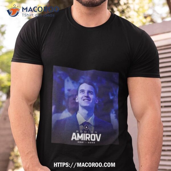 Rip Toronto Maple Leafs Rodion Amirov 2001 2023 Shirt