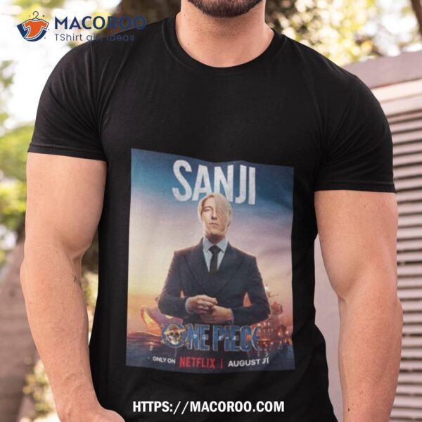 Sanji One Piece Live Action Netflix Poster Shirt