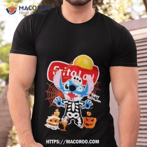 Skeleton Stitch Frito Lay Happy Halloween 2023 Shirt