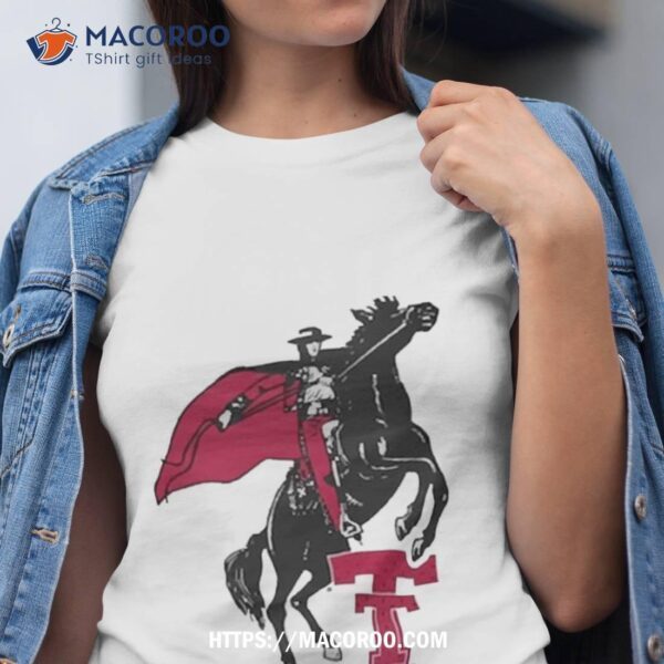 Texas Tech Red Raiders Throwback Masked Rider Shirt