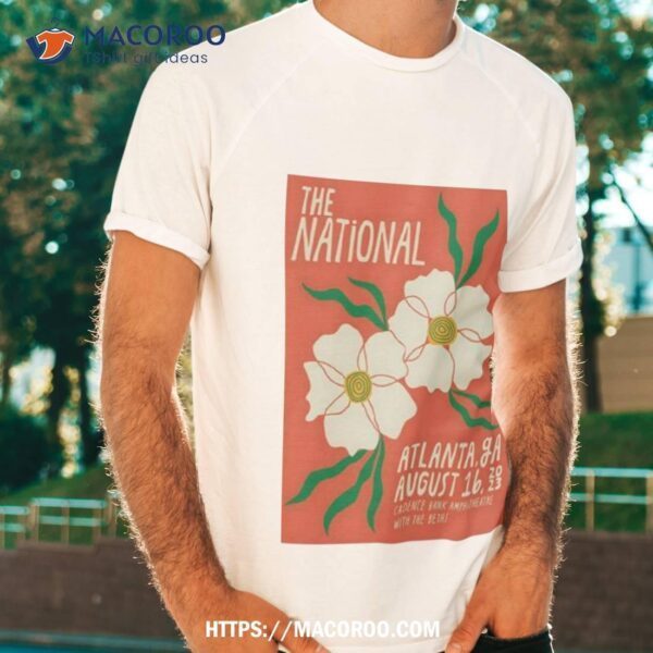 The National 16 August Event Atlanta Poster Limited Shirt