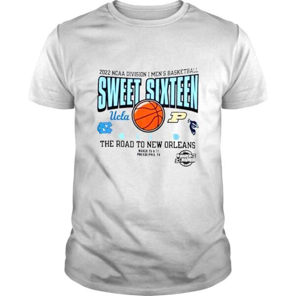 2022 NCAA Division I Mens Basketball Sweet Sixteen 2022 East Regional the road to New Orleans shirt