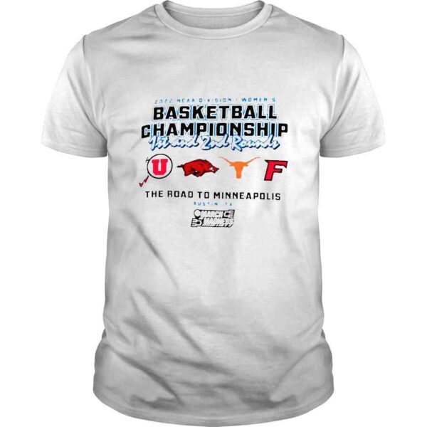 2022 NCAA Division I Womens Basketball Championship 1st and 2nd rounds Austin Champion shirt