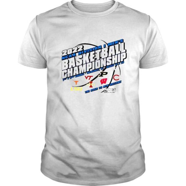 2022 NCAA Division I mens Basketball Championship 1st and 2nd rounds Milwaukee the road to New Orleans shirt