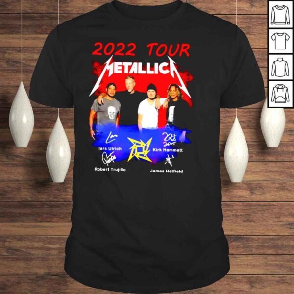 2022 Tour Metallic Band Member signature shirt