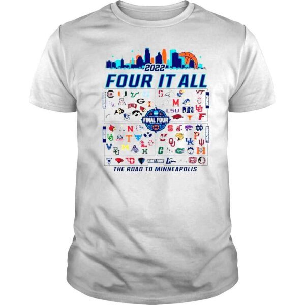 2022 Womens Final Four Minneapolis four it all the toad t minneapolis shirt