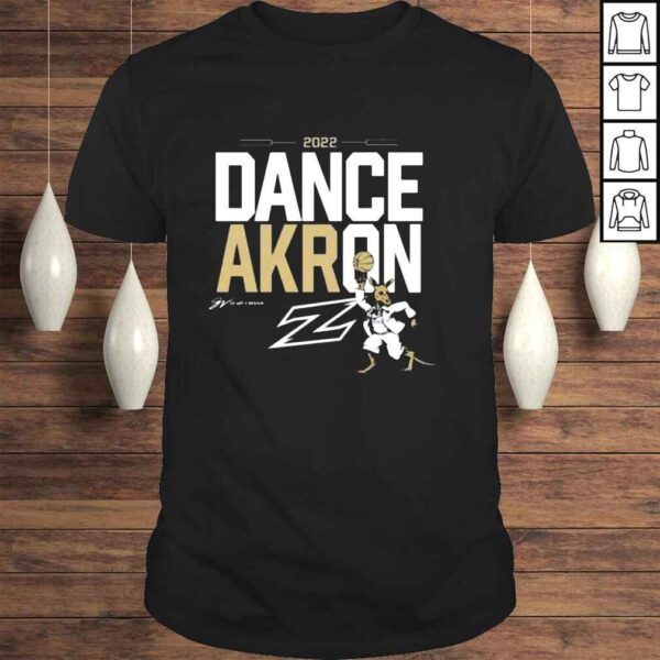 2022 akron zips dance on shirt