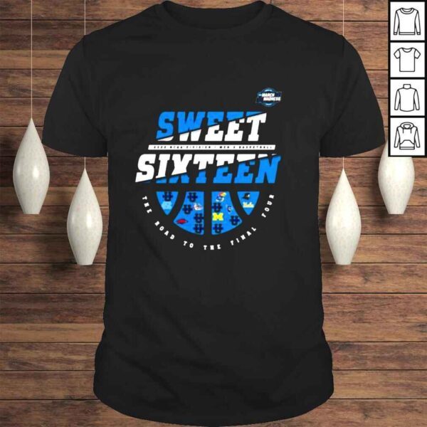 2022 ncaa mens basketball tournament march madness sweet sixteen group starters shirt