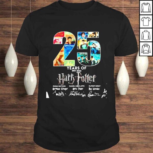 25 years of 19972022 Harry Potter signatures shirt