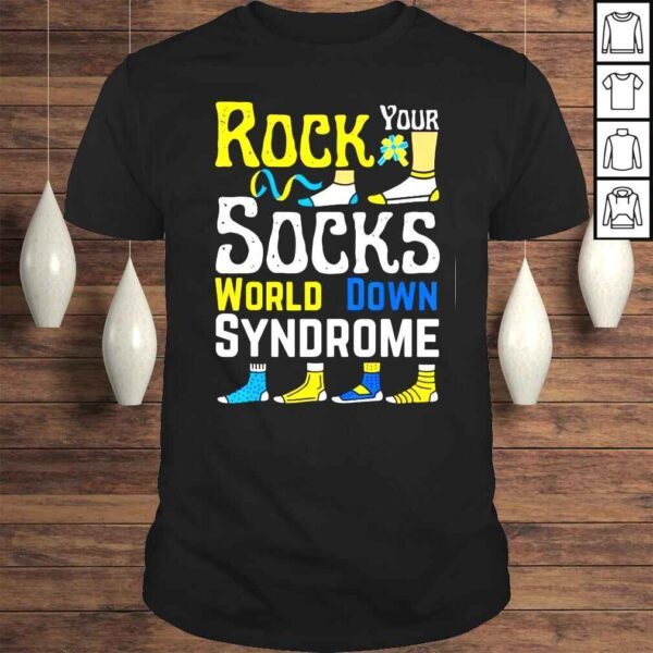 321 World Down Syndrome Day 2022 Awareness Socks Down Tee Shirt