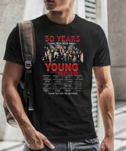 50 Years 1973 – 2023 The Young And The Restless Thank You For The Memories T-Shirt