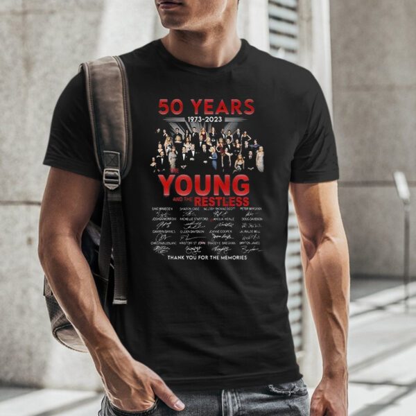 50 Years 1973 – 2023 The Young And The Restless Thank You For The Memories T-Shirt