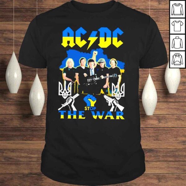 AC DC Stop The War Ukraine shirt