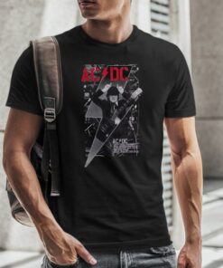 ACDC Angus Young PWR UP Band TShirt