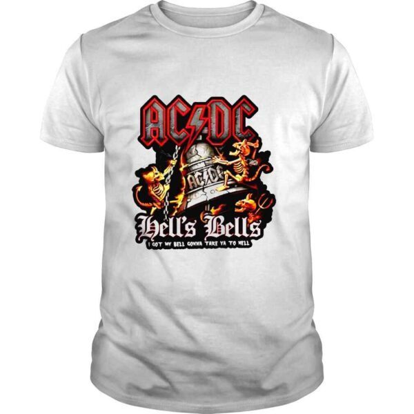 ACDC hells bells I got my bell gonna take ya to hell youthtee