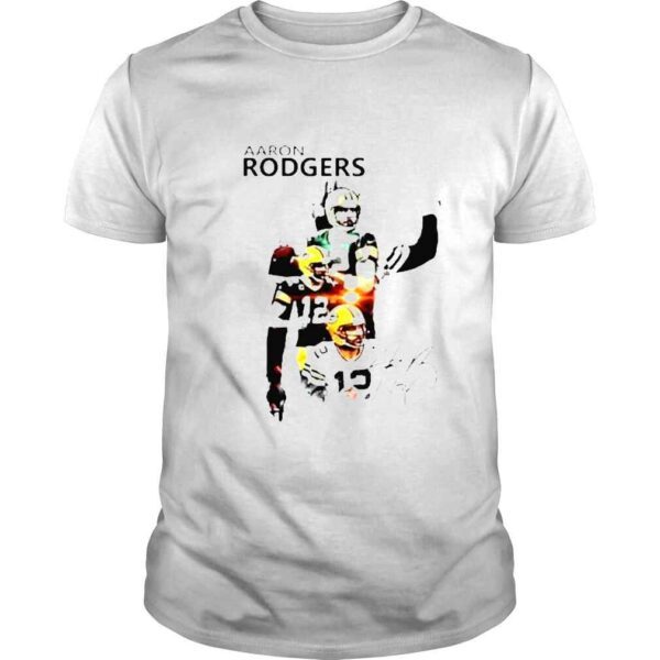 Aaron rodgers green bay packers signature new shirt