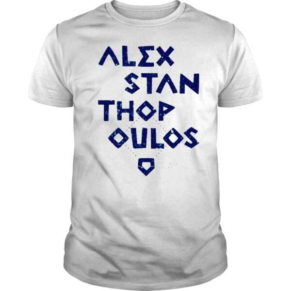 Alex stan thop oulos the greek god of baseball operations shirt