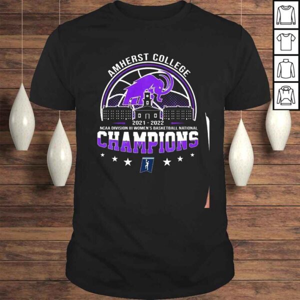 Amherst College 20212022 NCAA Division III Womens Basketball National Champions shirt