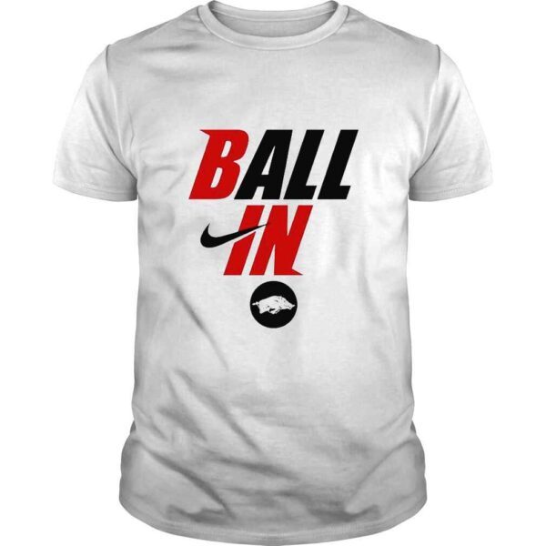 Arkansas Razorbacks 2022 Basketball Ball In Bench TShirt