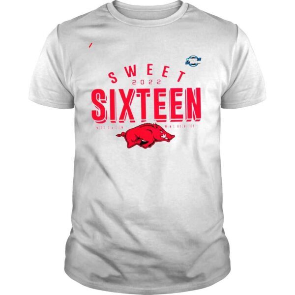 Arkansas Razorbacks 2022 NCAA Mens Basketball Tournament March Madness Sweet Sixteen Shirt