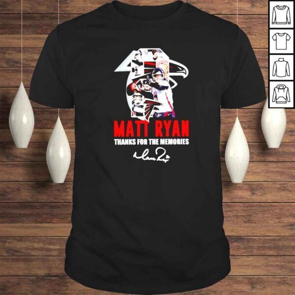 Atlanta Falcons Matt Ryan thanks for the memories signature shirt