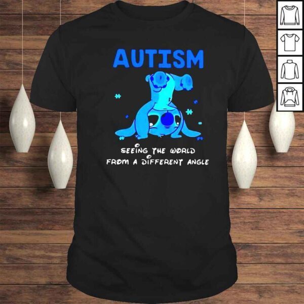 Autism Stitch seeing the world from a different angle shirt