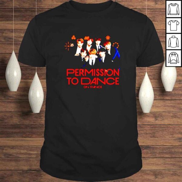 BTS permission to dance on stage shirt