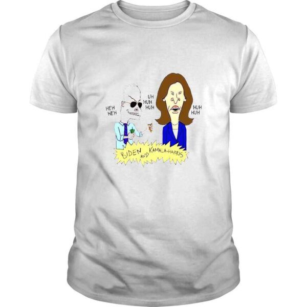 Beavis and Butthead  Biden and Kamala Harris Parody TShirt