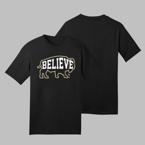 Believe Buffalo Boulder College Football T-Shirt