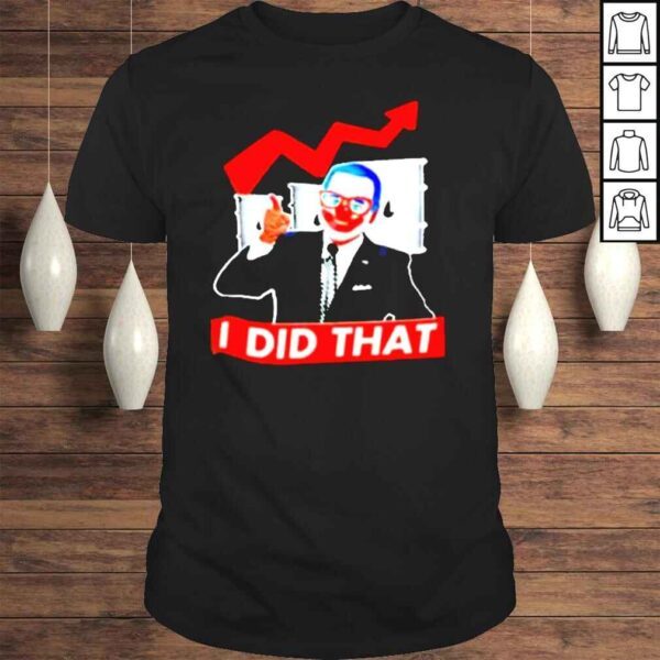 Biden Joker I Did That Shirt Anti Biden Gas Price Shirt