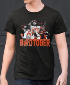 Birdtober Adley Rutschman Gunnar Henderson Cedric Mullins Baltimore Orioles Shirt